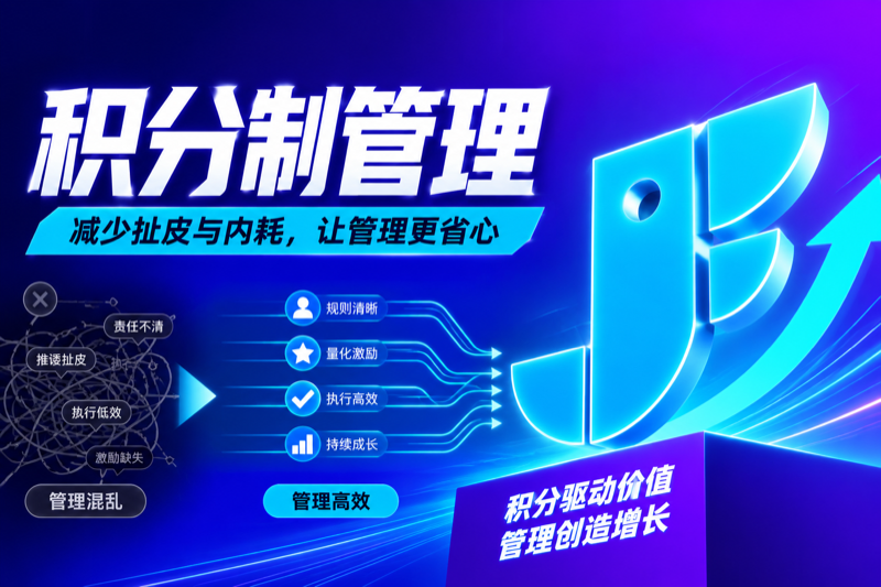 团队一盘散沙，靠吼真的没用了，试试积分制管理