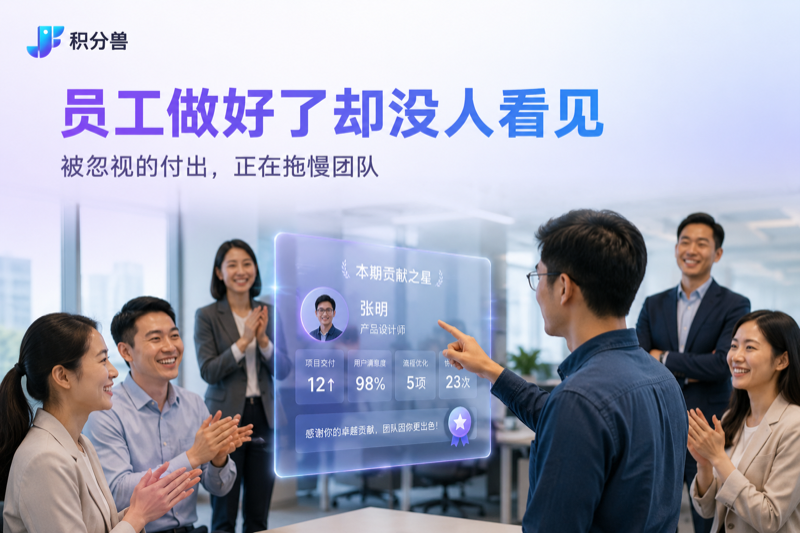 积分制管理为什么比口头表扬更有力量？