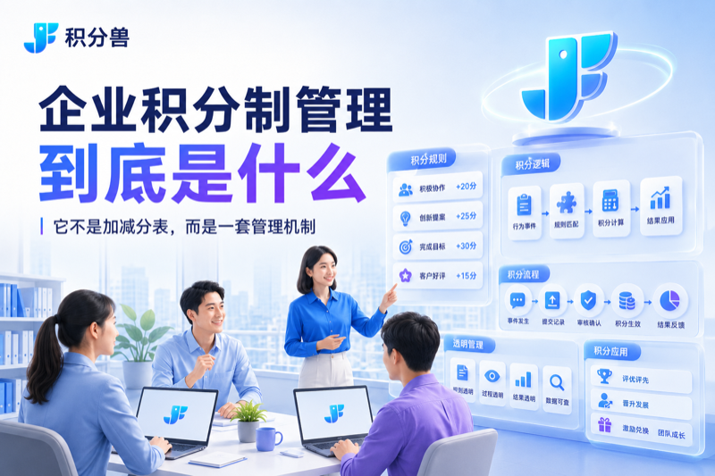 积分制管理工具只是记分器？很多企业理解错了