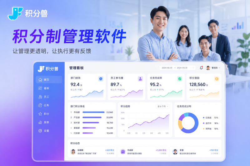 积分制管理软件如何降低管理成本？