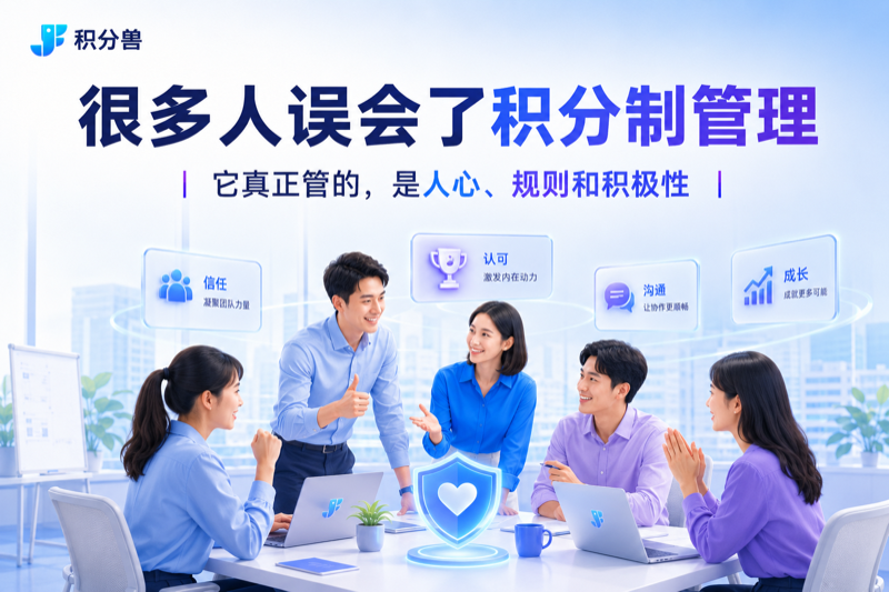 积分制管理数字化转型，老板必须知道的5件事