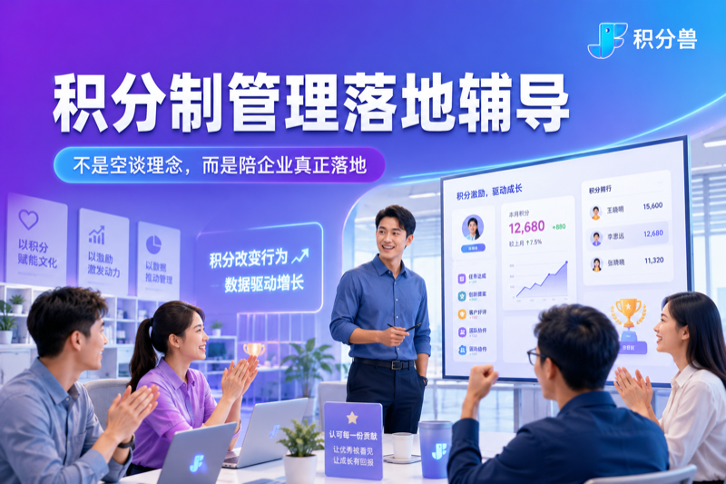 积分制管理落地为什么比软件功能本身更重要