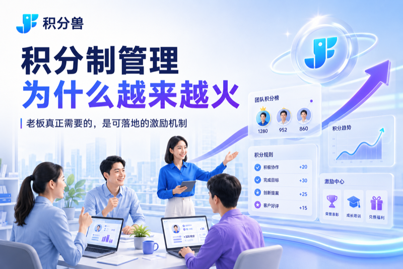 积分制管理为什么越来越受中小企业关注？底层逻辑一次讲清