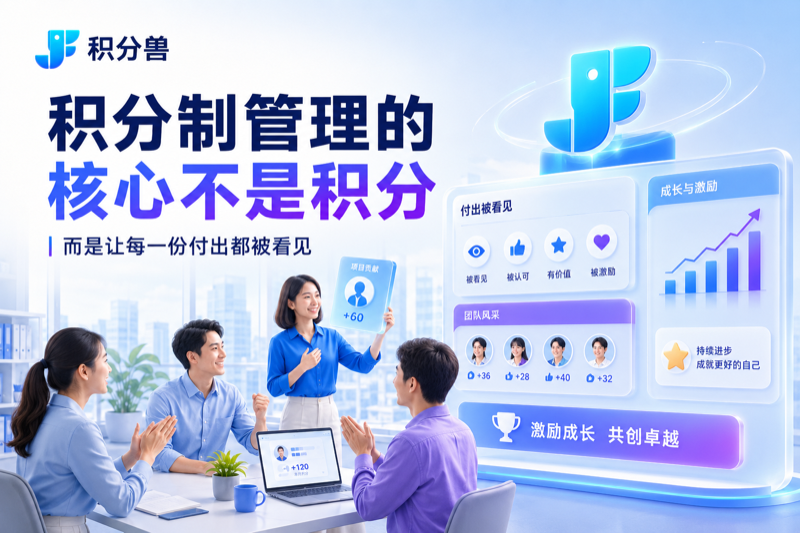 积分制管理真的有用吗？关键不在积分，而在反馈机制