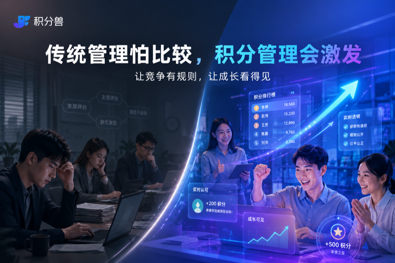 员工没有竞争意识怎么办？积分制管理可以从这几步入手